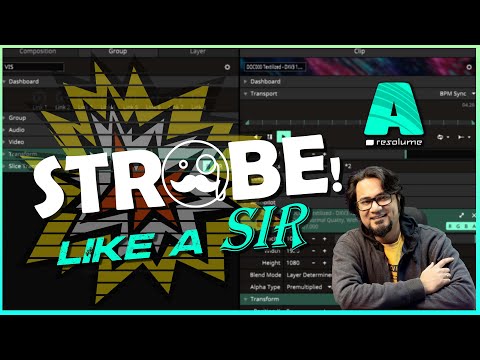 Advanced #STROBE Tutorial #RESOLUME  | VJ Tips !