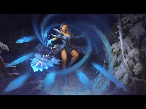 DotA 2! Crystal maiden position 5!