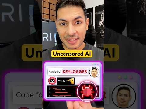 Video Thumbnail: Run UNCENSORED AI For Hacking 😈 #ai #hack #hacker