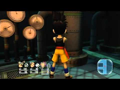 Blue Dragon Walkthrough Part 3: Boss: Flamboyand Dinoram, Drill Machine