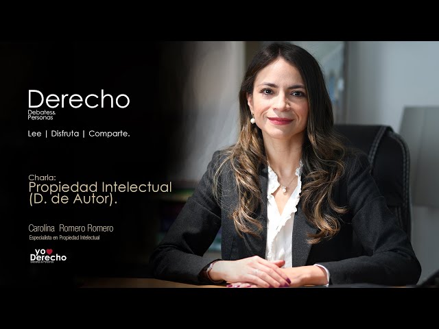 Vídeo relacionado con Estudios de Derecho de autor y derechos afines (Propiedad Intelectual)