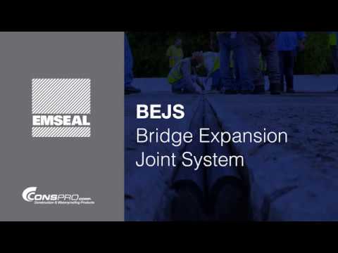 EMSEAL BEJS Junta de Expancion para Puente