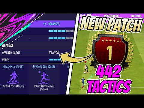 FIFA 21 *SUPER OVERPOWERED* 442 CUSTOM TACTICS/INSTRUCTIONS FOR WEEKEND LEAGUE | FUT 21!!