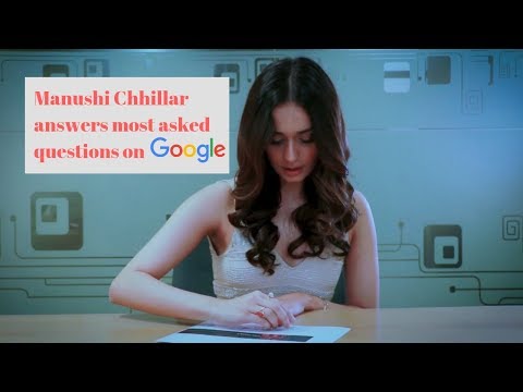 Manushi Chhillar answers most asked questions on Google