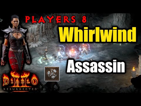 Whirlwind Assassin on Players 8 - Diablo 2 Resurrected