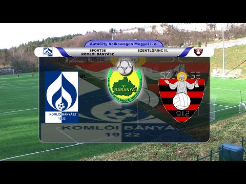 SPORT36 KOMLÓI BÁNYÁSZ - SZENTLŐRINC II.   2 - 2  (2 - 1)