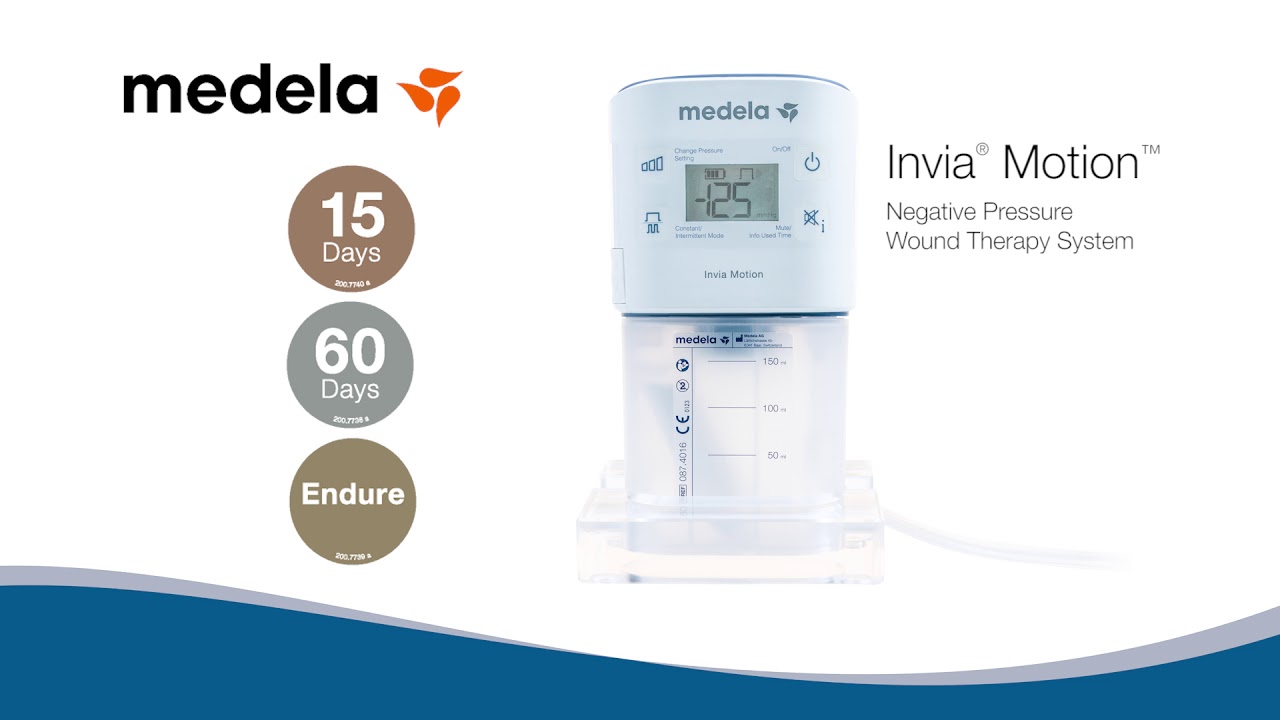 Invia Motion Negative Pressure Wound Therapy Pump Medela US