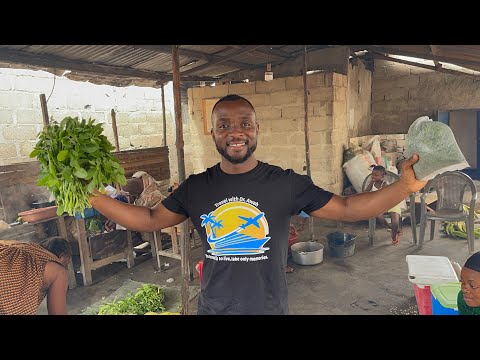 Delicious Cameroonian Dish, Fufu and Eru.