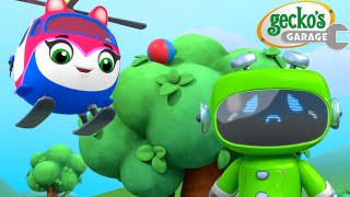 Green Mech to the Rescue! 🚁💚 | Gecko's Garage 🚚 | Cartoons For Kids | Toddler Fun Learning