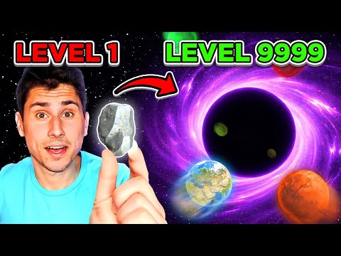 I Evolved This Rock Into a GIANT BLACK HOLE!