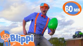 Learn Colors on an Easter Egg Hunt - Blippi | Kids Cartoons & Nursery Rhymes | Moonbug Kids