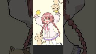 【VTuber手書き】猫ダンスにシンクロするﾓｶｻｰﾝ【甘結もか/ぶいすぽっ！切り抜き】 #甘結もか#ぶいすぽ切り抜き