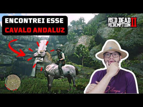 🔴 GAMEPLAY - Onde encontrar o cavalo andaluz prateado no RED DEAD REDEMPTION II! 🔴