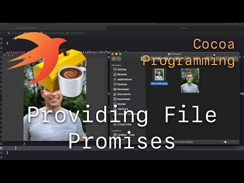 Cocoa Programming L87 - NSFilePromiseProvider