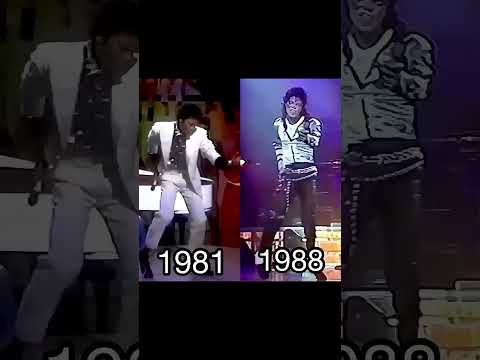 MICHAEL JACKSON ROCK WITH YOU EVOLUTION 1981 VS 1988 ✨
