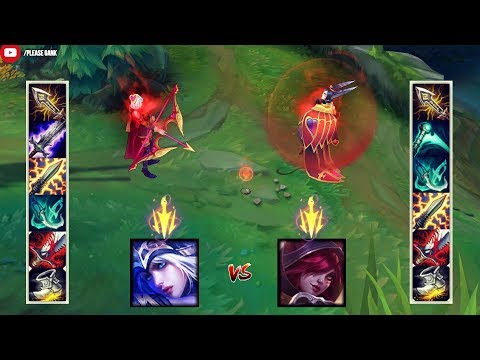 XAYAH vs ASHE FULL BUILD FIGHTS & Best Moments!
