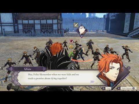 Fire Emblem: Three Houses - Sylvain Vs Felix Unique Dialogue At Arianrhod