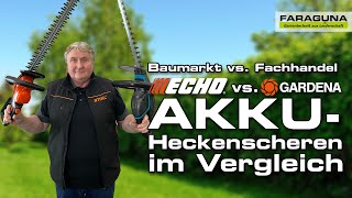 Baumarkt vs Fachhandel Akku Heckenscheren