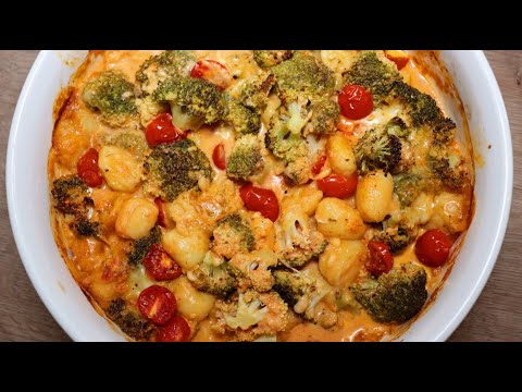 Cremiger Gnocchi-Brokkoli Auflauf / One Pot Gnocchi Rezept