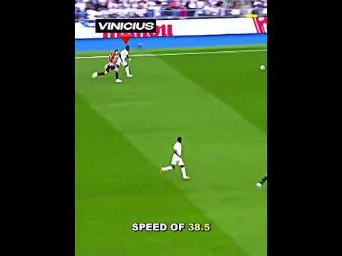 TOP SPEED, Mbappe vs Vini Jr 😲🔥🔥 #football #soccer #shortvideo #fifa #uefa