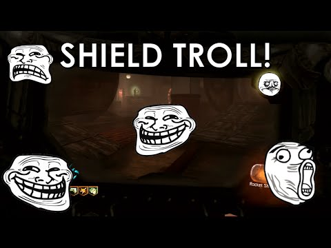 SHIELD TROLL! Black Ops 3 shadows of evil - high round attempt? (part 2)