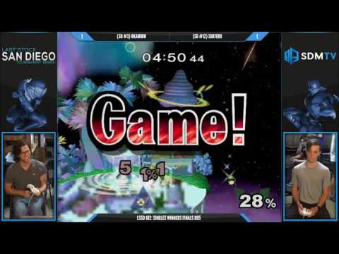 LSSD 102 - OkamiBW (Sheik/Pika) vs. Surfero (Falcon) - SSBM Winners Finals - Smash Melee