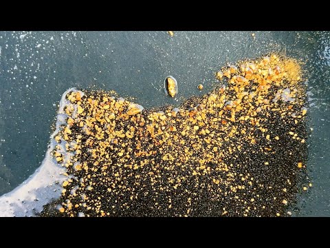 WOWW,. AMAZING GOLD PROSPECTING, GOLD DISCOVERY, GOLD RUSH, TRADITIONAL GOLD PANNING