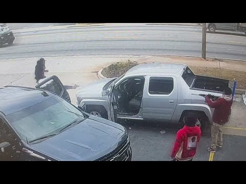 New video shows shootout unfolding at gas station in Atlanta