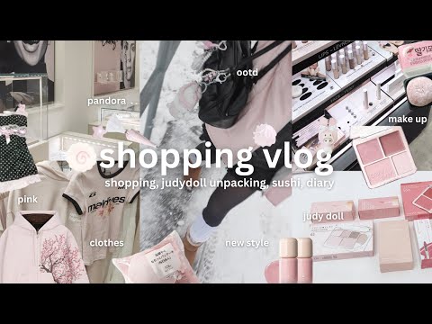 SHOPPING-VLOG 🎐✉️ | Pinterest-Kleidung, europäische Shops, Bershka, viraler Judydoll-Make-up-Haul...