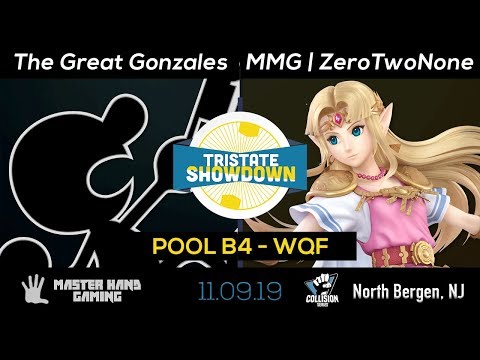 Tristate Showdown - The Great Gonzales (Game & Watch) Vs. MMG | ZeroTwoNone (Zelda) - Pool B4 - WQF