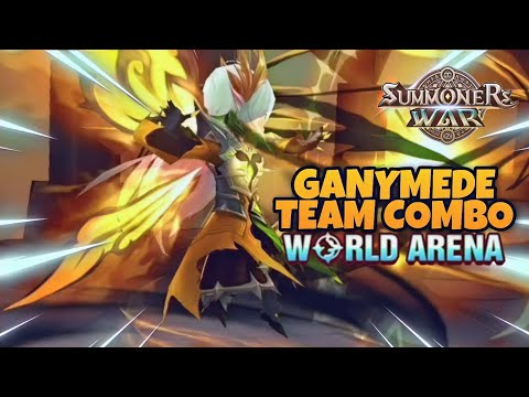 Ganymede Team Combo in World Arena Ep. 6 - Summoners War