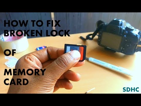 How to Fix SD Card Lock Switch