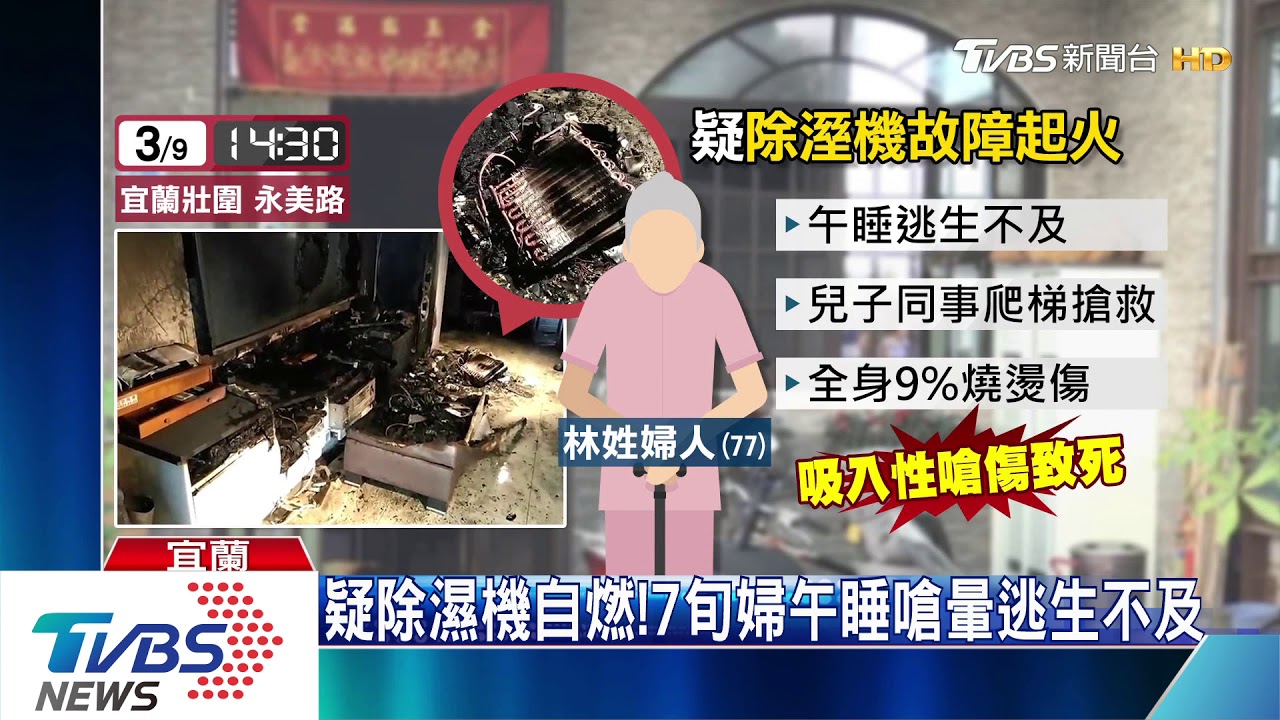 有人暈在裡面！疑除溼機起火　7旬婦不治