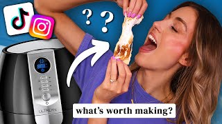 I tried VIRAL AIR FRYER RECIPES... are they any good??