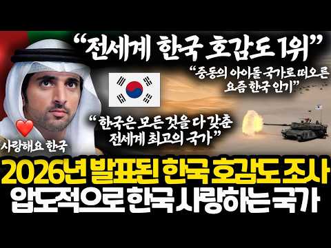 지금 중동 국가들이 모두 한국에 완전히 빠진 이유 l 모든 걸 다 갖춘 전세계 최고 국가 한국