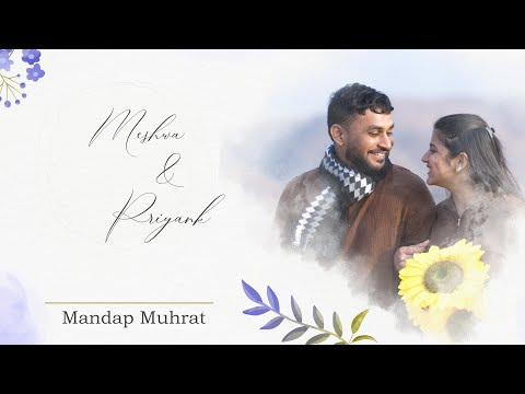 🔴LIVE || Meshwa And Priyank || Mandap Muhrat || Parsa || By Prem Studio Live
