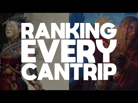 Ranking EVERY D&D 5e Cantrip || War Caster