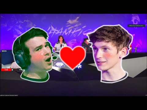 Fnatic Boaster and C9 Vanity being cute in VCT Champions