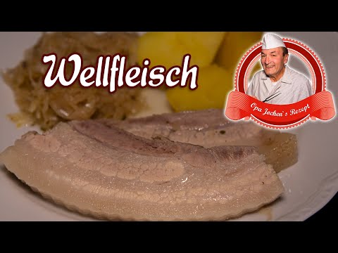 Wellfleisch selber machen - Kesselfleisch aus der Hausschlachtung - Opa Jochens Rezept