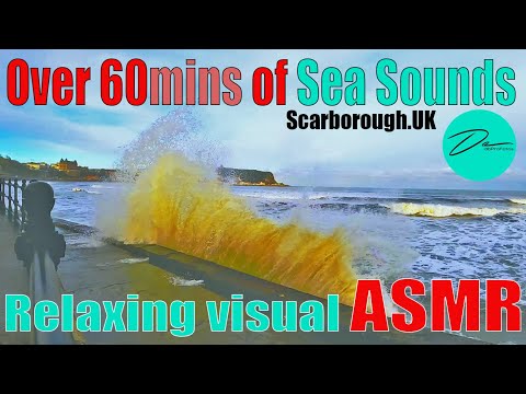 A compilation of visual sea sounds from Scarborough - Over an hour of relaxing ASMR sea sounds in 4K