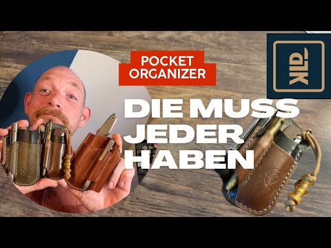 Handmade leather organizers tested – real quality for EDC?