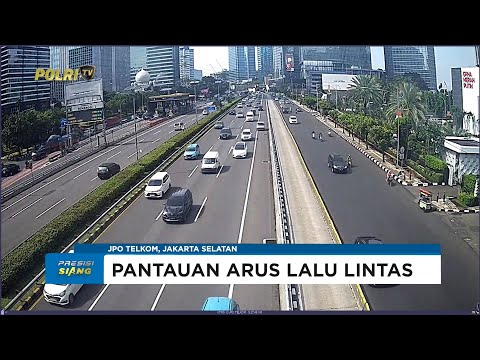 NTMC POLRI - PANTAUAN ARUS LALU LINTAS SIANG 08/07/25