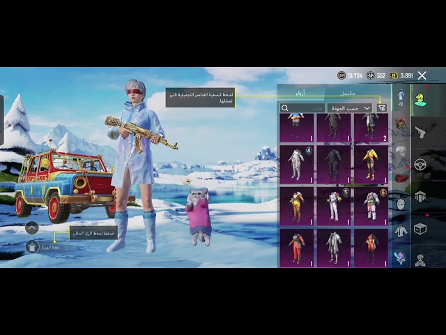 حساب ببجي كل مسح مثك 113