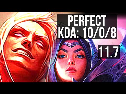 VLADIMIR vs IRELIA (MID) | 10/0/8, Legendary, 500+ games | NA Master | v11.7