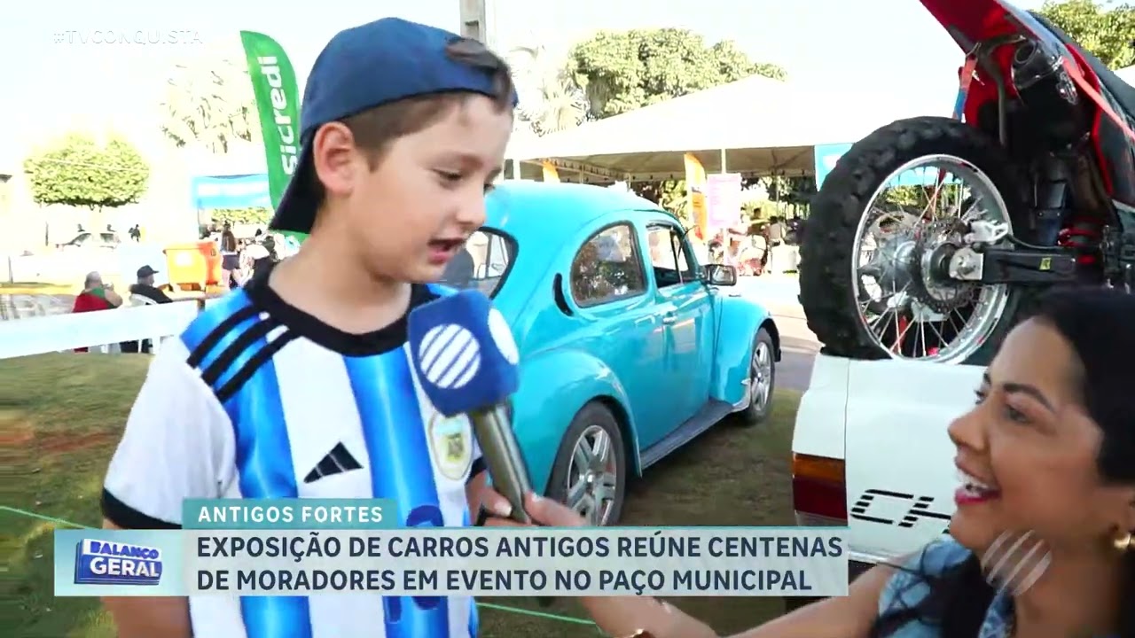 Encontro de Carros Antigos movimenta Lucas do Rio Verde com veículos clássicos