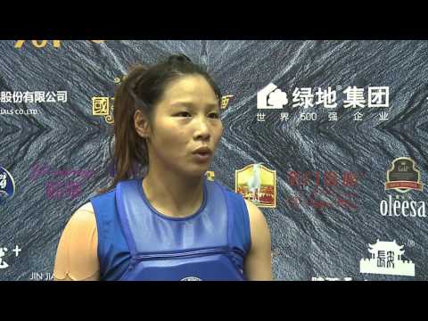 Ling Ling Liu Womne's 56kg flash interview