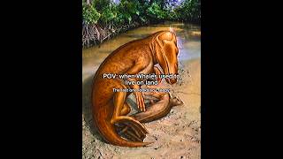 When pre-evolved Whales used to run on land! #prehistoric #whales #evolution
