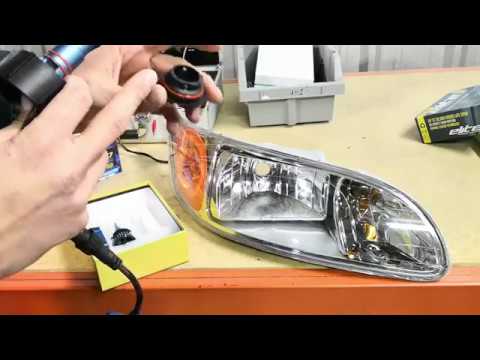 LED Bulb Kit for Peterbilt Headlights Installation Genssi GX7