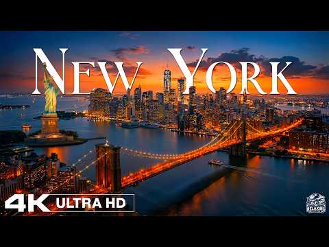 New York 2026 🇺🇸 The City That Never Sleeps, Skyline Lights & Aerial Cinematic Views