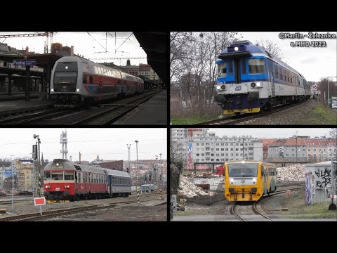 Vlaky na trati 120, Praha-Bubny a Masarykovo nádraží, aneb poslední týden provozu - 05.+11.03.2023
